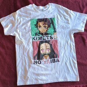 Journey's Demon Slayer Kimetsu No Yaiba‎ Graphic Short Sleeve Tee Shirt L